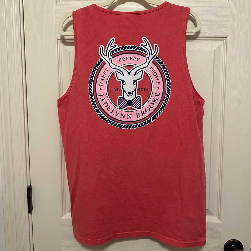Jadelynn Brooke Size Medium Coral & Pink Top